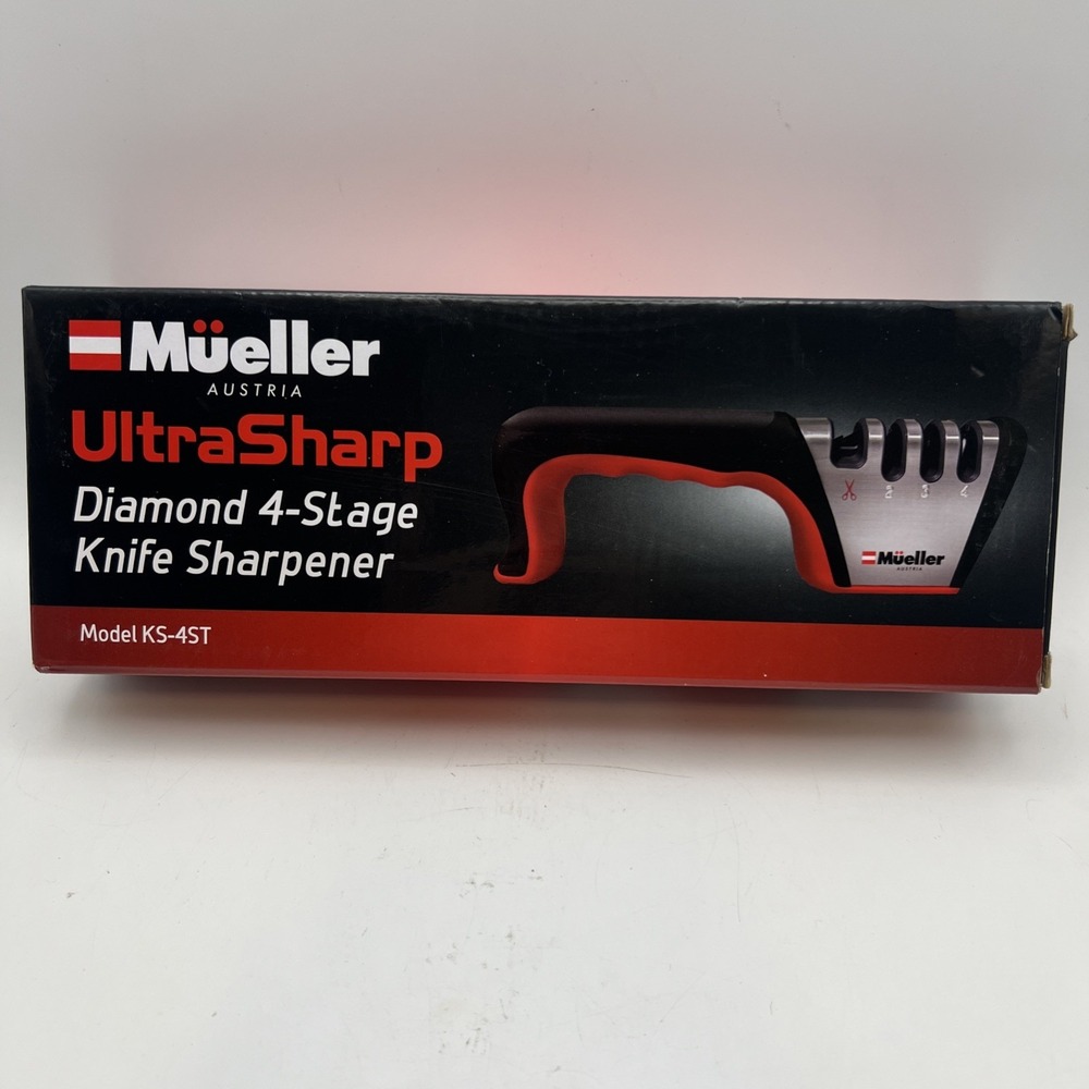 Mueller Model KS-4ST Ultra-Sharp Diamond 4 Stage Knife Sharpener NEW
